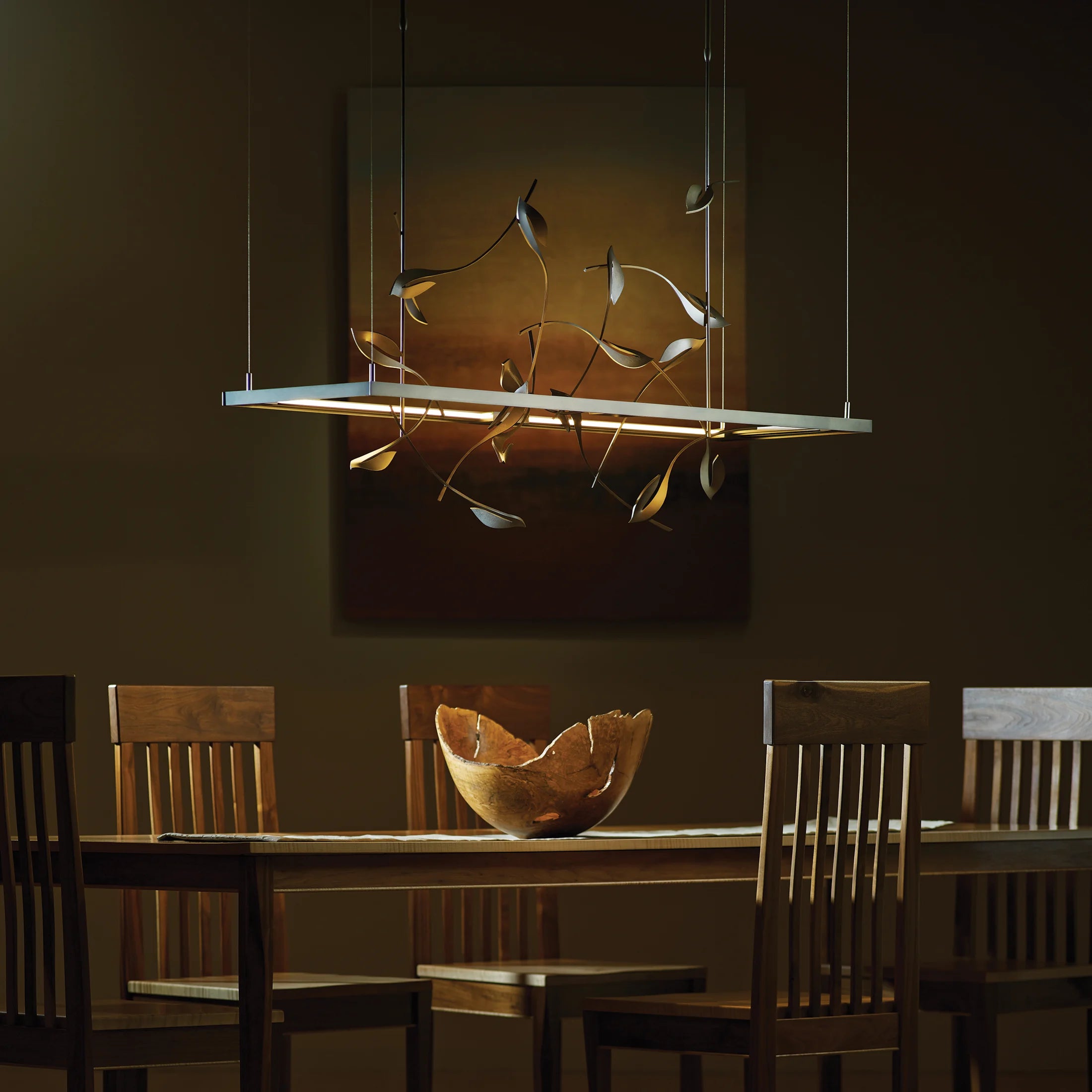 Autumn Leaves LED Suspension Pendant by Hubbardton Forge
