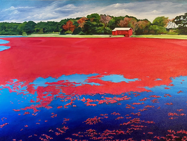 Cranberry Bog Harvest by Christy Gunnels
