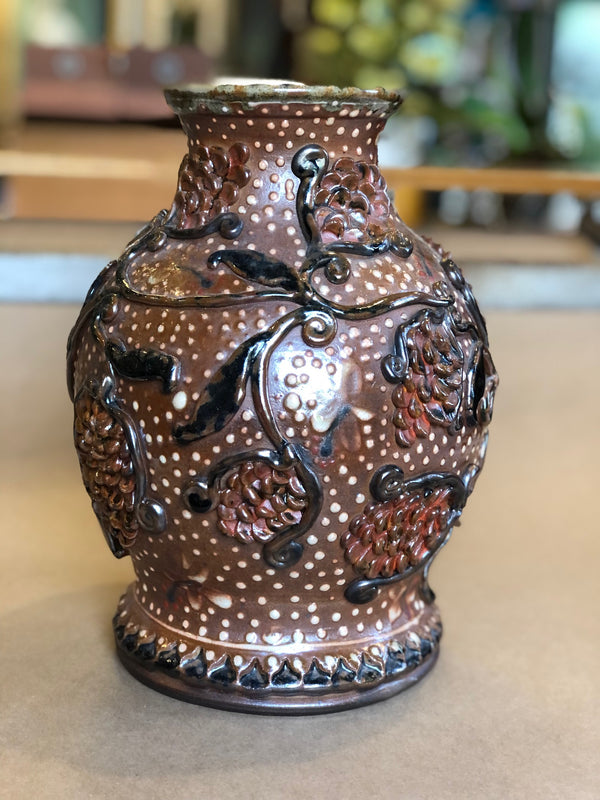 Protea Flower and Polka Dot Vase