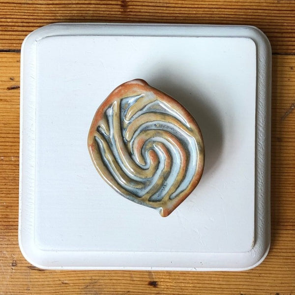 Ceramic Drawer Pull, Peach