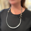 Forged Evening Necklace - Line Hook Series by Lindsay Mís