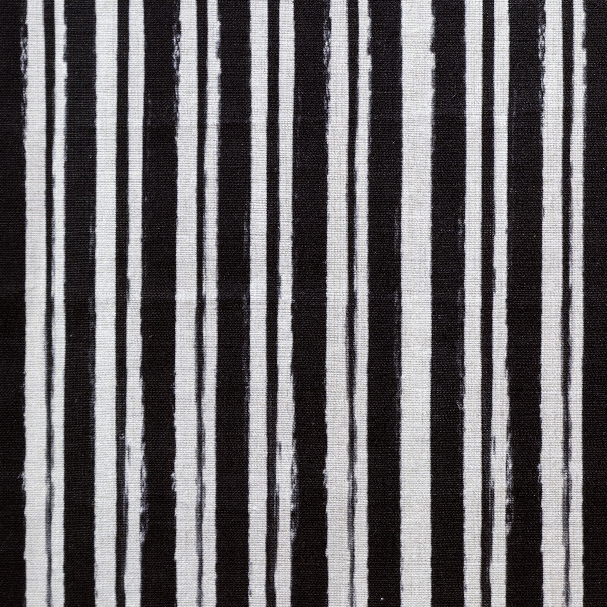 Painterly Stripe Fabric, Natural Linen