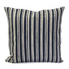 Painterly Stripe Pillow, Natural Linen
