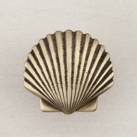 Small Scallop Cabinet Knob