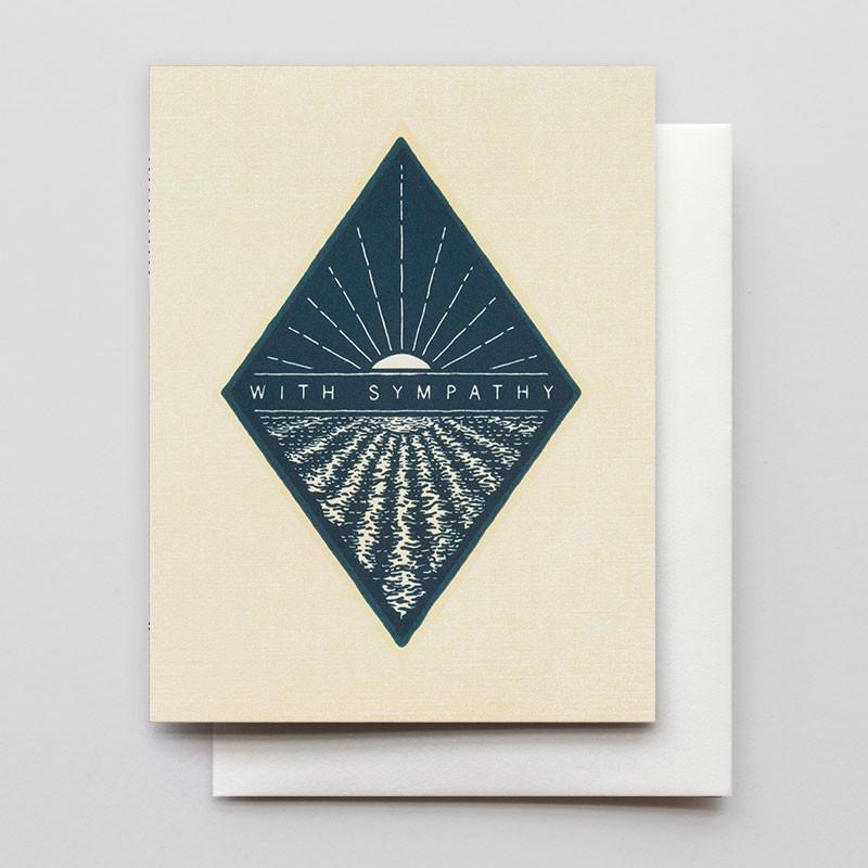 With Sympathy Reflection Greeting Card