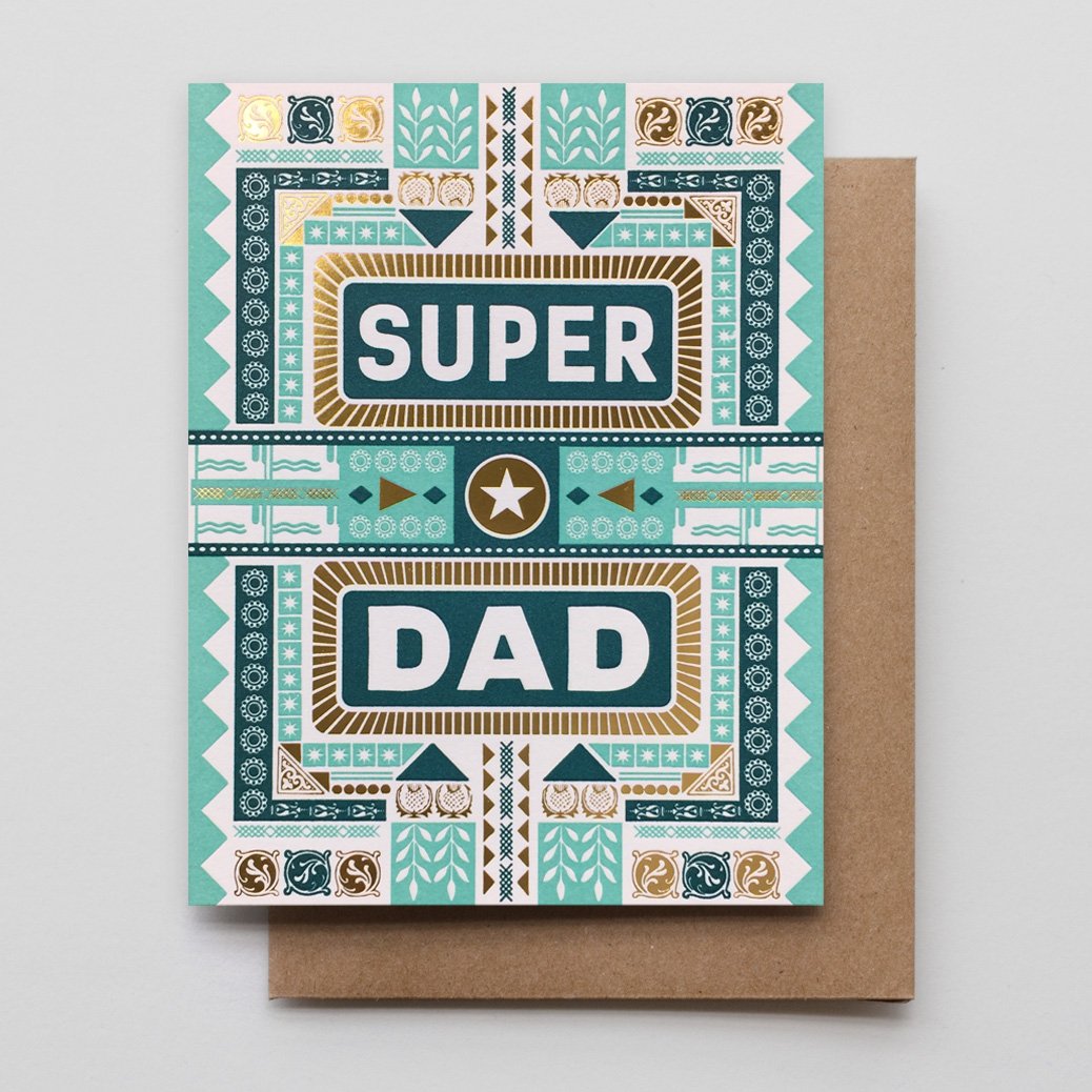 Super Dad Greeting Card