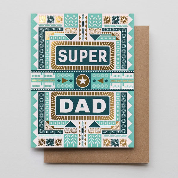Super Dad Greeting Card