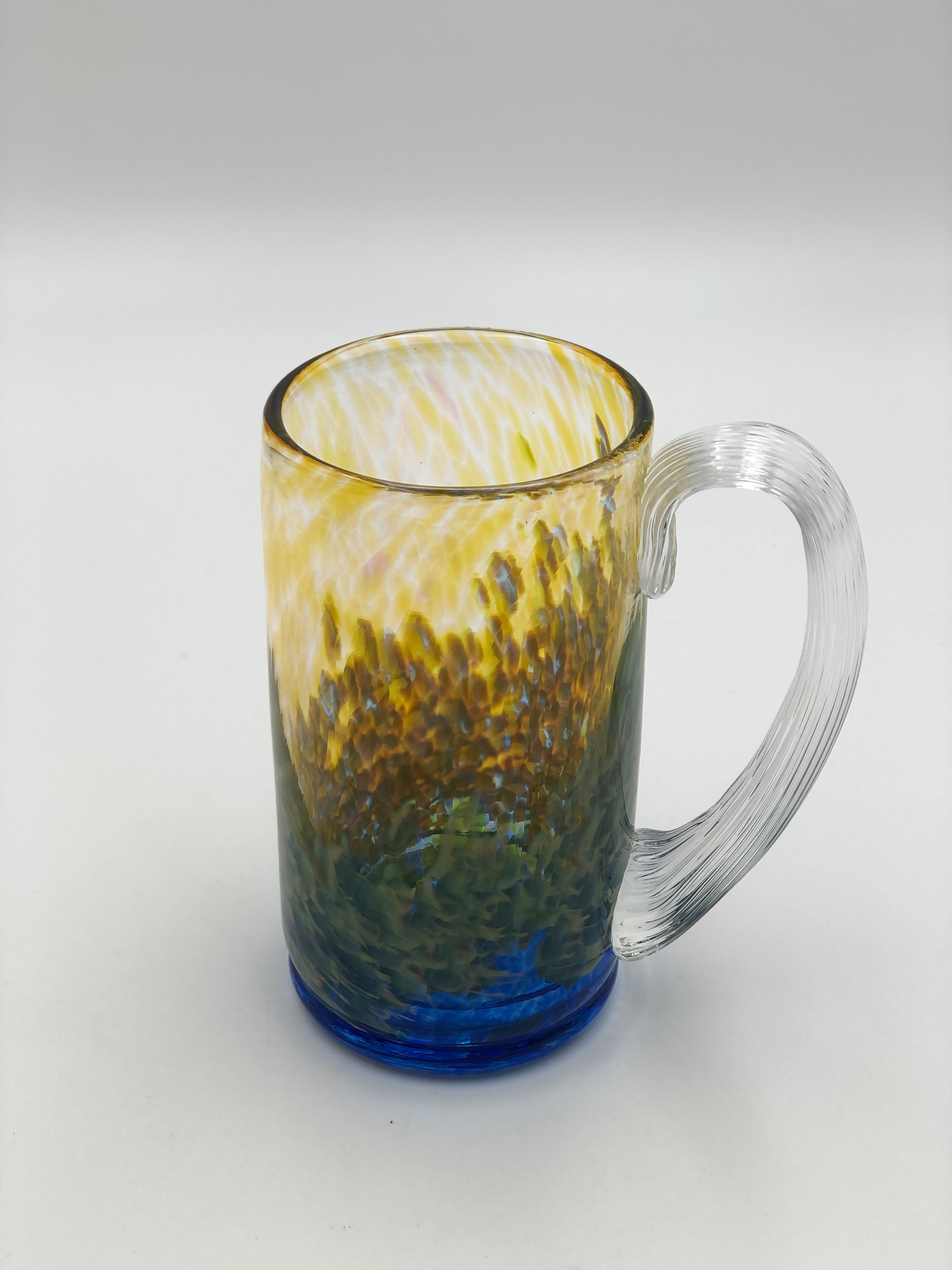 Handblown Glass Beer Stein or XL Coffee Mug