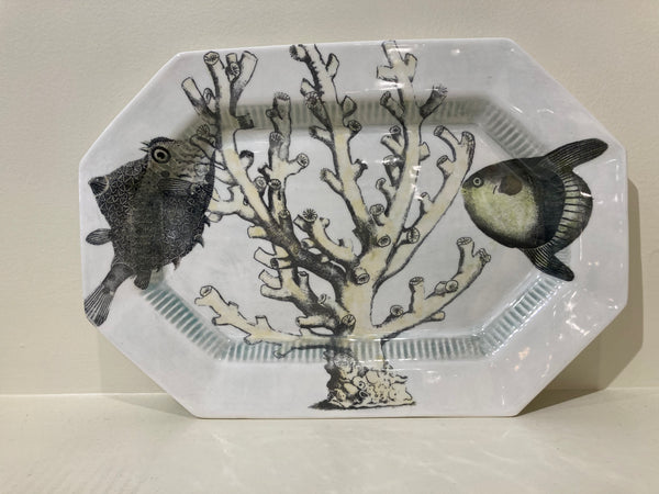 Fish and Coral Serving Dish by Craig Crawford