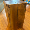 Natural Rectangular Cut Tree Stump End Table