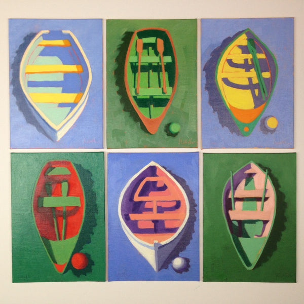 Buoy & Dinghy Oil Paintings