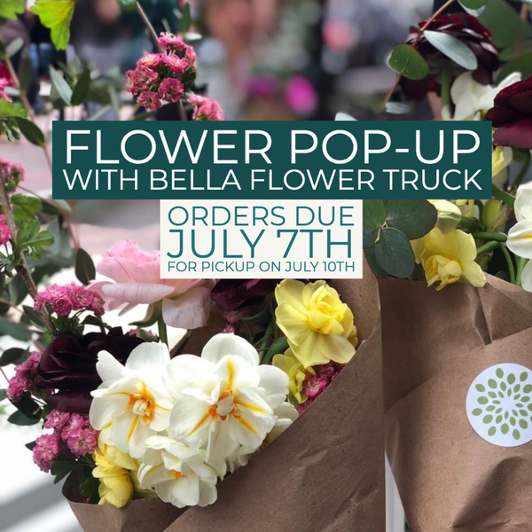July Flower Pop-up - plus late night shopping with sangria