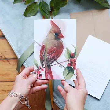 Female Cardinal Greeting Card