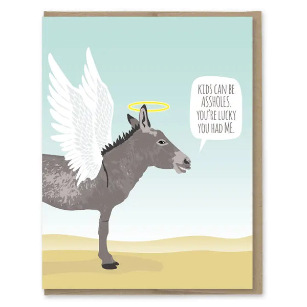 Kids can be Assholes Greeting Card