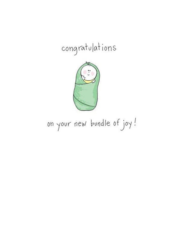 Congratulations Baby - Greeting Card by Amy Mason