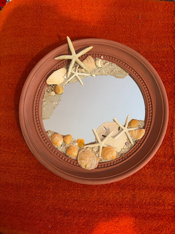 Scandinavian Pink Coastal Mirror, inspired by Robin Pierson