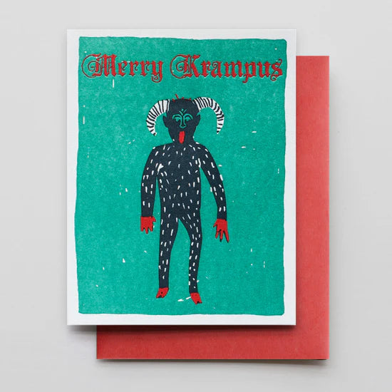 Merry Krampus Greeting Card