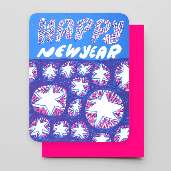 Happy New Year Greeting Card