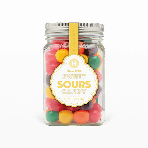 Mason Jar Sweet Sours Candy