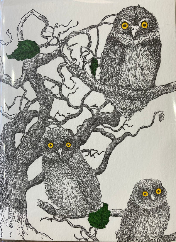 Owls Greeting Card