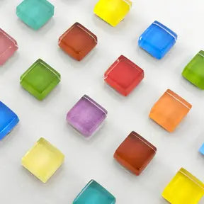 Colorful Glass Cube Magnets