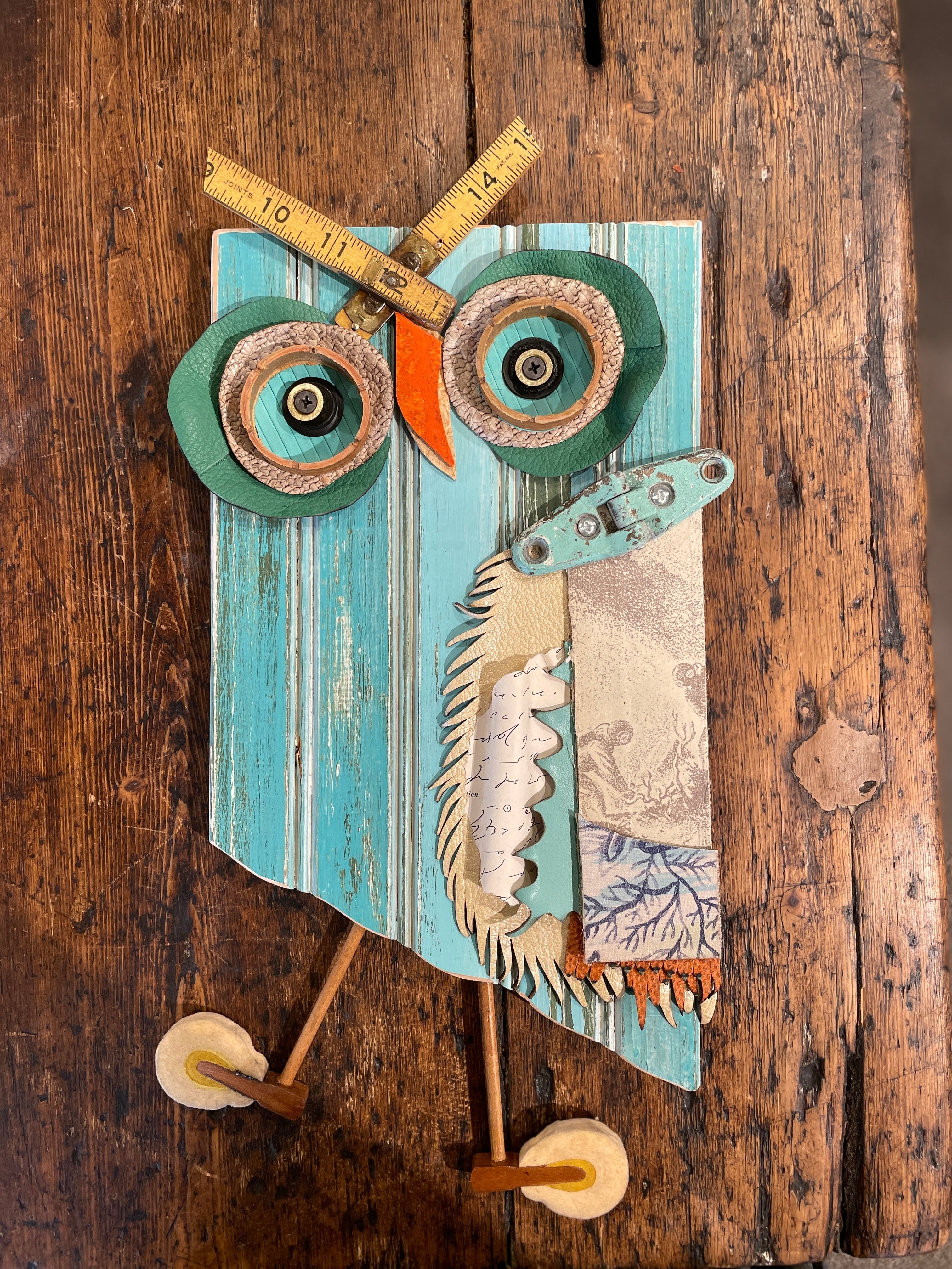 Wooden Owl Wall Hanging, Sea Hunt