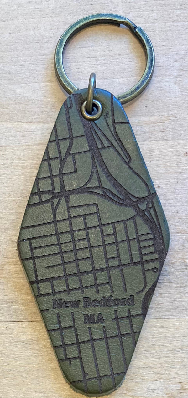 New Bedford, MA - Map Key Chain