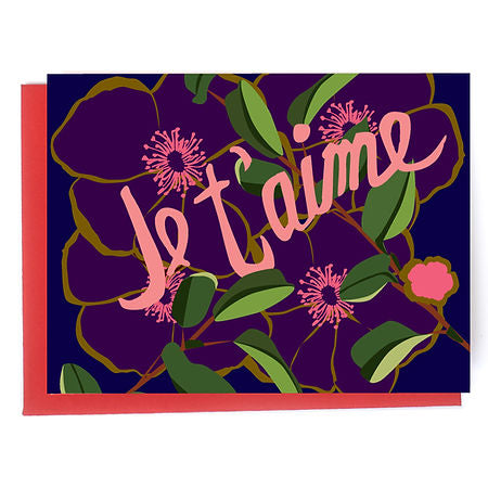 Je t’aime Greeting Card