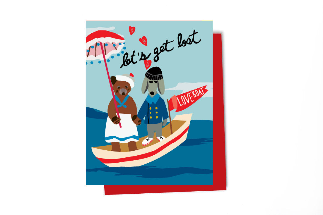 Let’s Get Lost Greeting Card