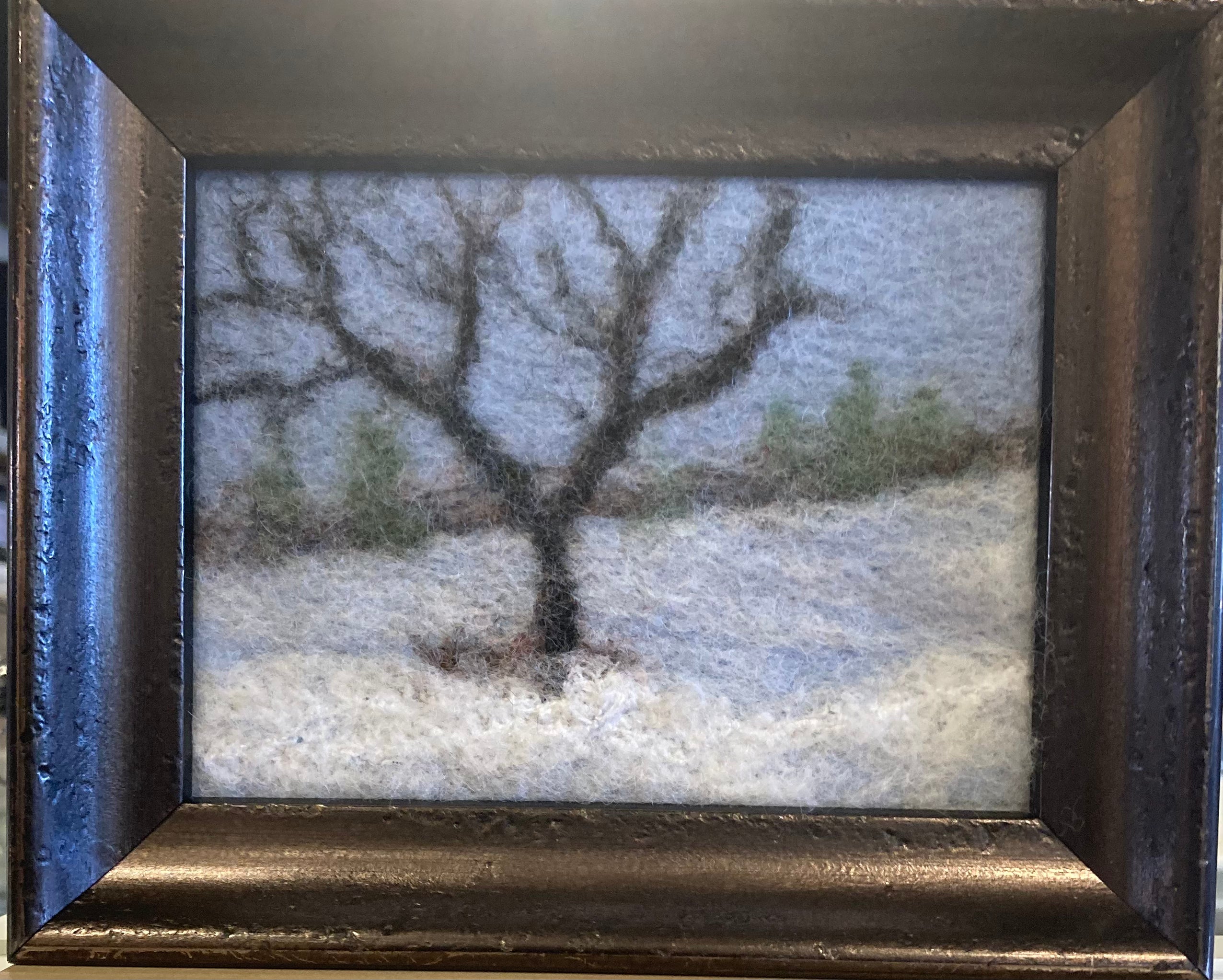 After The Storm, Felted Wool Painting