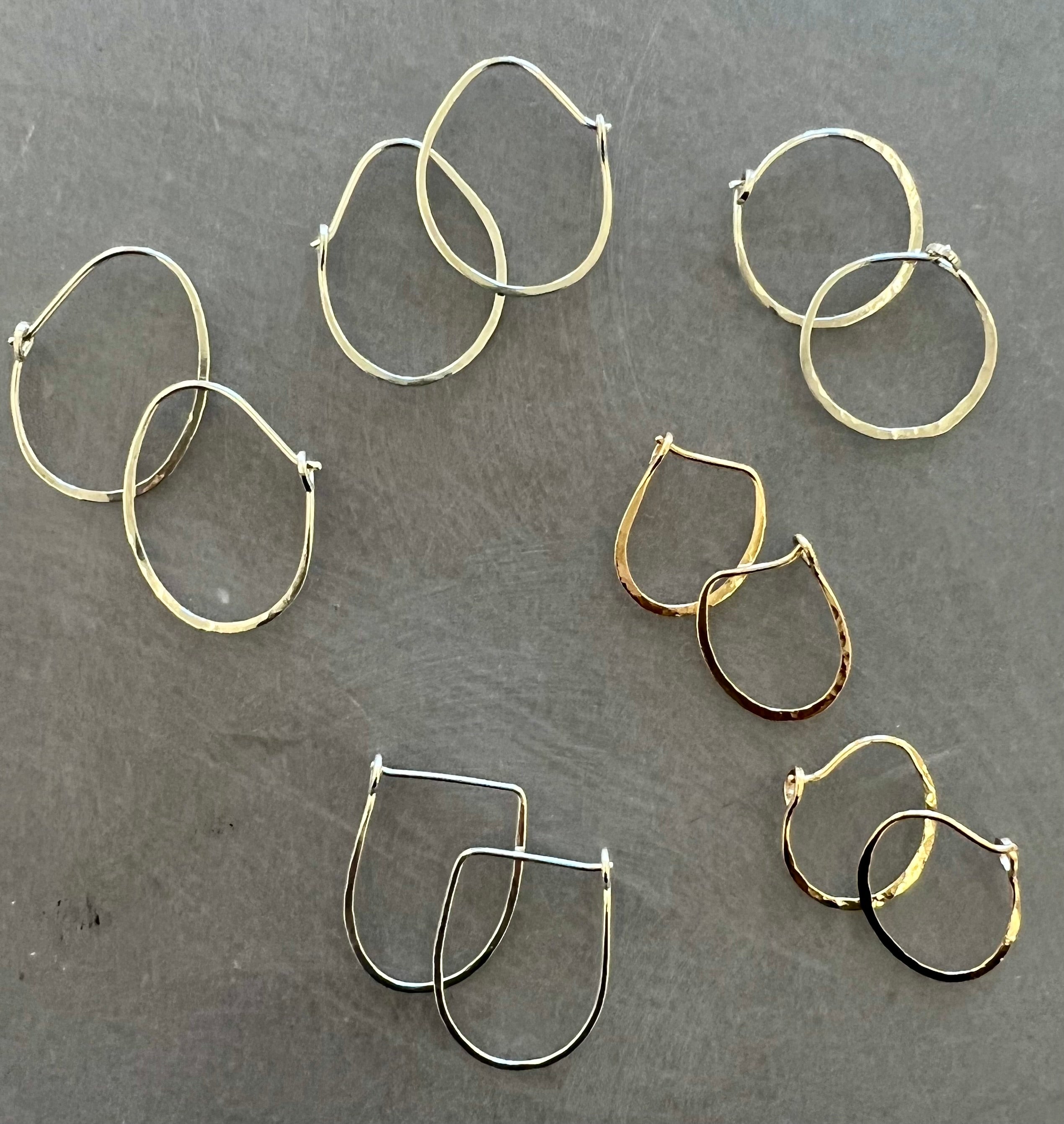 Medium Hoop Earrings by Diana Arvanites