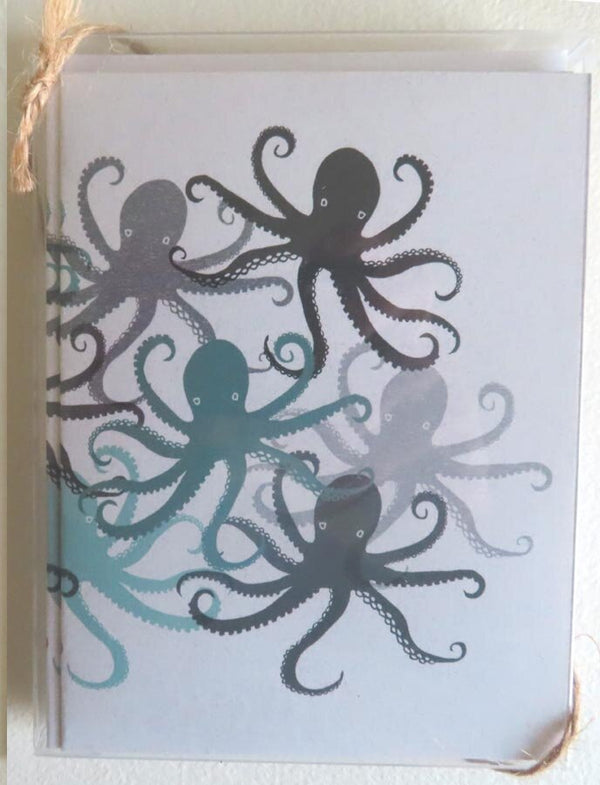 Octopi - Greeting Card by Amy Mason