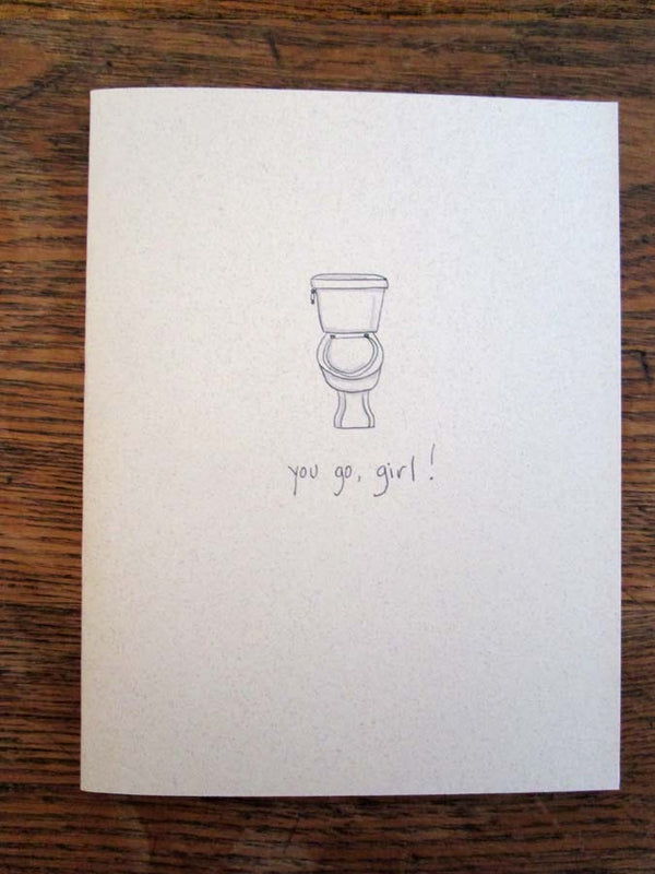 You Go, Girl! - Very Punny Card by Amy Mason