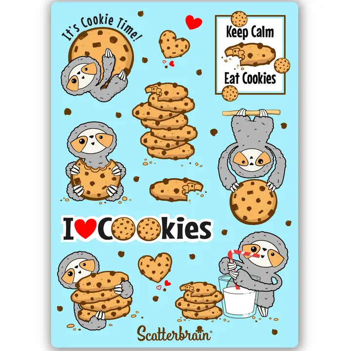 Cookie Time Sticker Sheet by Scatterbrain