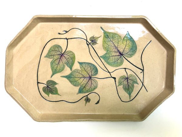 Morning Glory Octagonal Tray #1997