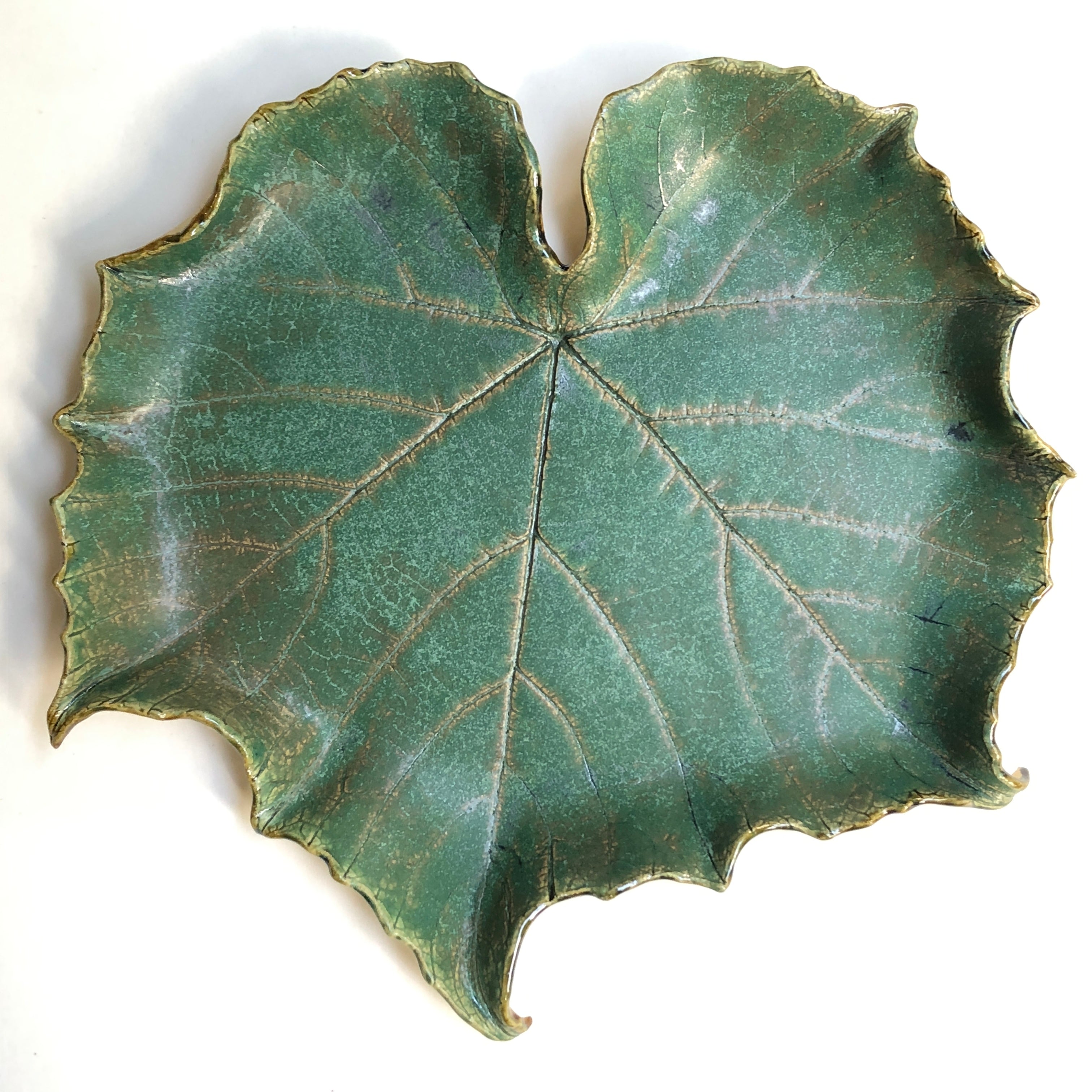 Grape Leaf Plate #1979