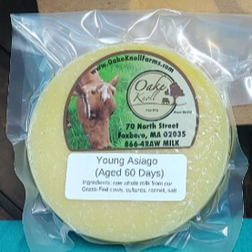 Asiago Cheese from Grass Fed Cow's Milk