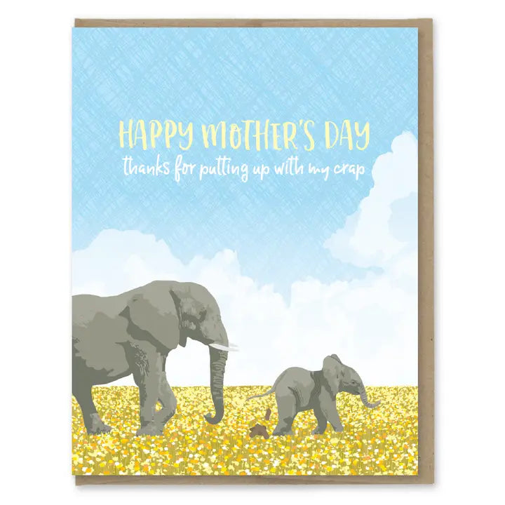 Putting up with my Crap Greeting Card