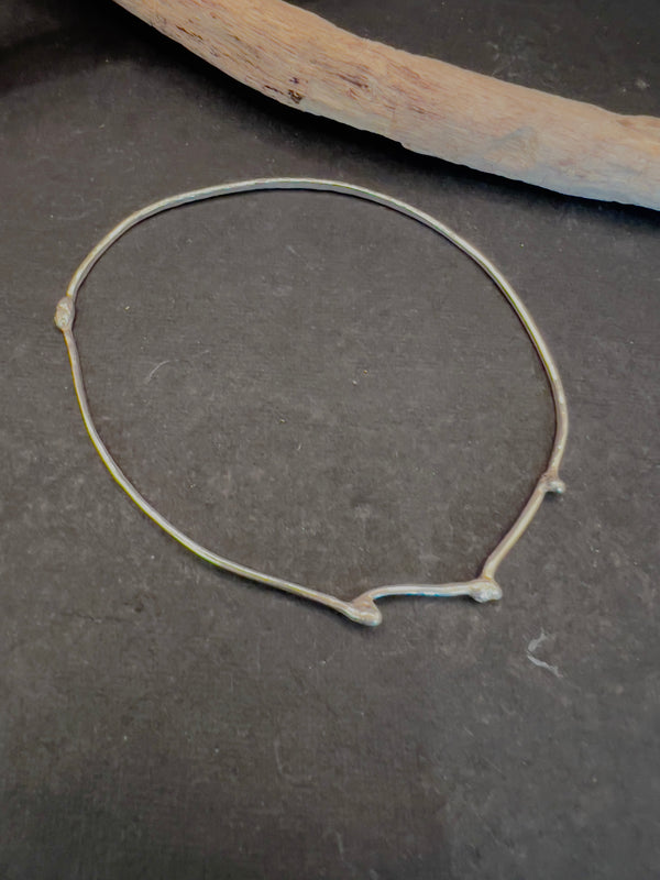 SS Bangle with Dots
