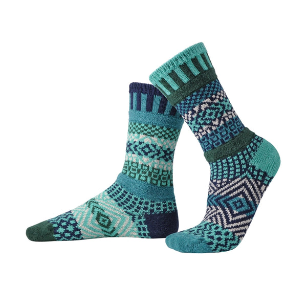 Evergreen Crew Socks by Solmate