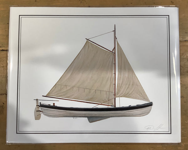 Whaleboat Print