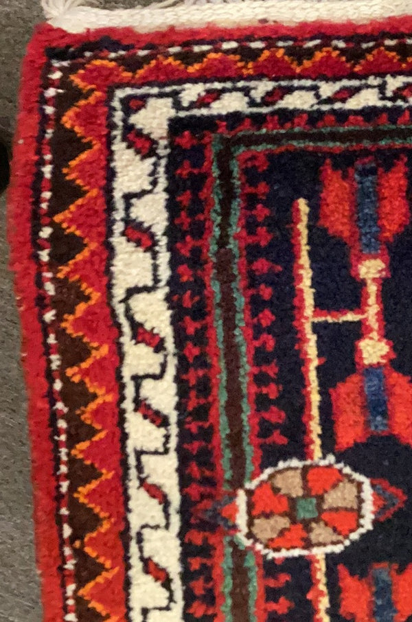 Multi-colored Red Vintage Persian Rug