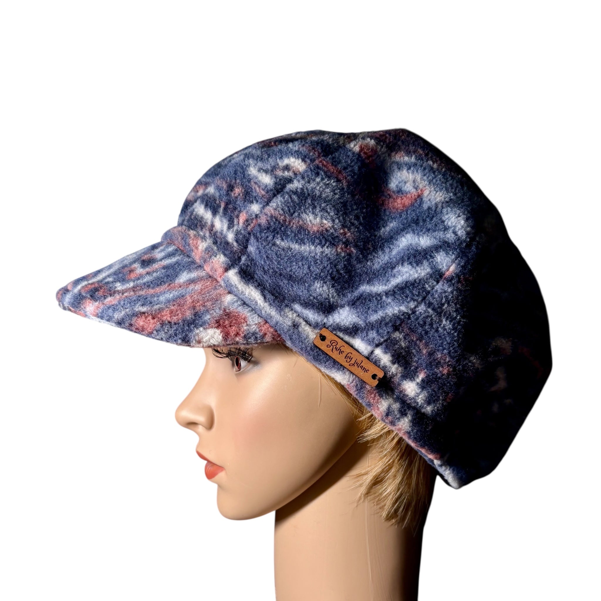 Multi Colored Newsboy Cap