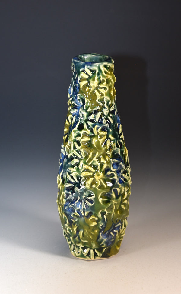 Bud Vase Olive.Blue.Green 1