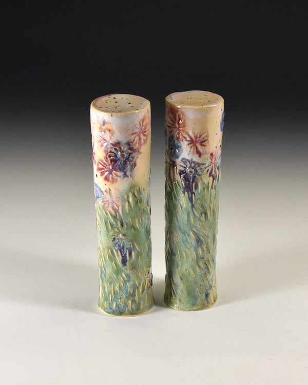 Salt & Pepper Shaker Set Flower Garden 2