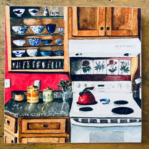 Watercolor Block - Little Red Kitchen