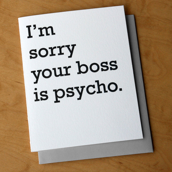 Psycho Boss - Encouragement