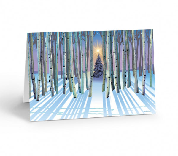 Holiday Forest Tree Boxed Cards