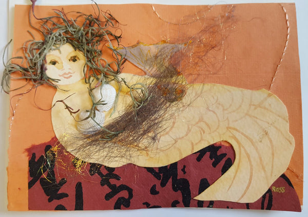 Mermaid Greeting Cards by Mary Ross