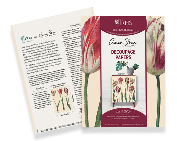 Annie Sloan Royal Horticultural Society Decoupage Papers, Tulips